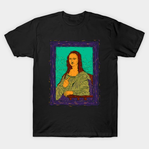 Mona Liza buling T-Shirt by lebasota